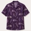 Fish Bone Hawaiian Shirt For Men And Women, Tropical Skeleton Fish Aloha Button Down Beach Vacation Shirt - Style 1