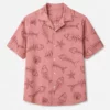 Fish Bone Hawaiian Shirt For Men And Women, Tropical Skeleton Fish Aloha Button Down Beach Vacation Shirt - Style 4