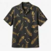 Fish Bone Hawaiian Shirt For Men And Women, Tropical Skeleton Fish Aloha Button Down Beach Vacation Shirt - Style 5