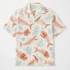 Fish Bone Hawaiian Shirt For Men And Women, Tropical Skeleton Fish Aloha Button Down Beach Vacation Shirt - Style 8