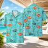 Fish Hawaiian Shirt For Men Women, Tropical Ocean Fish Print Aloha Button Down Shirt, Beach Vacation Summer Resort Cruise Casual Wear - Style 6