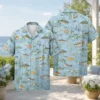 Fish Hawaiian Shirt For Men Women, Tropical Ocean Fish Print Aloha Button Down Shirt, Beach Vacation Summer Resort Cruise Casual Wear - Style 7