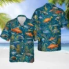 Fish Hawaiian Shirt, Pattern Fishing Hawaiian Shirt, Fishing Lover Shirt, Gift For Men Women, Fishing Hawaiian Shirt, Fisherman Hawaiian Shirt - Style 8