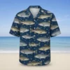 Freshwater Fish Hawaiian Shirt For Men Women, Fishing Lover Gift, Summer Vacation Button Up - Style 2