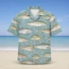 Freshwater Fish Hawaiian Shirt For Men Women, Fishing Lover Gift, Summer Vacation Button Up - Style 7