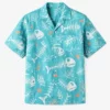 Hawaiian Shirt For Men Women, Fish Bone Tropical Aloha Shirt, Funny Beach Vacation Button Down Shirt - Style 5