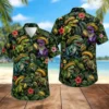 Hawaiian Shirt Funny Dinosaur Aloha Short Sleeve Summer Beach Vacation Tropical Button Down Shirt For Men And Women - View 2