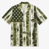 Patriotic Fishing Hawaiian Shirt For Men Women, Usa Flag Fish Button Down, Fisherman Gift Shirt, 4Th Of July Outfi - Style 1