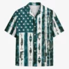 Patriotic Fishing Hawaiian Shirt For Men Women, Usa Flag Fish Button Down, Fisherman Gift Shirt, 4Th Of July Outfi - Style 7