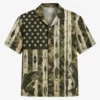 Patriotic Fishing Hawaiian Shirt For Men Women, Usa Flag Fish Button Down, Fisherman Gift Shirt, 4Th Of July Outfi - Style 9