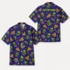 Personalized Alien Pizza Space Hawaiian Shirt For Men And Women, Short Sleeve Funny Sci-Fi Galaxy Party, Custom Name Summer Button Down - Style 5