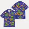 Personalized Alien Pizza Space Hawaiian Shirt For Men And Women, Short Sleeve Funny Sci-Fi Galaxy Party, Custom Name Summer Button Down - Style 8