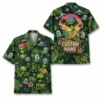 Personalized Alien Tropical Forest Hawaiian Shirt For Men And Women, Short Sleeve Funny Sci-Fi Nature, Custom Name Summer Button Down - Style 10