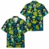 Personalized Alien Tropical Forest Hawaiian Shirt For Men And Women, Short Sleeve Funny Sci-Fi Nature, Custom Name Summer Button Down - Style 7