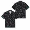 Personalized Alien Ufo Neon Hawaiian Shirt For Men And Women, Short Sleeve Funny Sci-Fi Space Galaxy, Custom Name Summer Button Down - Style 3