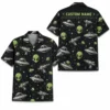 Personalized Alien Ufo Outer Space Hawaiian Shirt For Men And Women, Short Sleeve Funny Sci-Fi Galaxy Night Print, Custom Name Button Down - Style 3