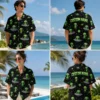 Personalized Alien Ufo Space Hawaiian Shirt For Men And Women, Short Sleeve Funny Extraterrestrial Galactic Vacation Print, Custom Name Summer Button Down - View 1