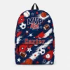 Personalized Back To School Backpack With Name For Boys, Custom Mvp Kid Sports Bookbag, Sport School Bag For Elementary