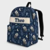 Personalized Back To School Backpack With Name For Kids, Custom Badger Forest Kids Bookbag, Cute Bag For Elementary Boys Girls