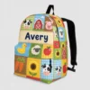 Personalized Back To School Backpack With Name For Kids, Custom Farm Animals Boys Girls Bookbag, Farmhouse School Bag For Elementary Kids