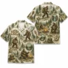 Personalized Bigfoot Camping Hawaiian Shirt For Men And Women, Short Sleeve Funny Sasquatch Forest Adventure, Custom Name Summer Button Down - Style 4