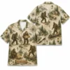 Personalized Bigfoot Camping Hawaiian Shirt For Men And Women, Short Sleeve Funny Sasquatch Forest Adventure, Custom Name Summer Button Down - Style 6