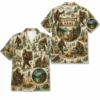 Personalized Bigfoot Camping Hawaiian Shirt For Men And Women, Short Sleeve Funny Sasquatch Forest Adventure, Custom Name Summer Button Down - Style 8