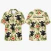 Personalized Cow Tropical Hawaiian Shirt For Men And Women, Short Sleeve Cute Farm Animal Island Vacation, Custom Name Summer Button Down - Style 5