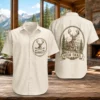 Personalized Deer Hunting Hawaiian Shirt For Men And Women, Short Sleeve Artistic Wildlife, Custom Name Summer Button Down - Style 10
