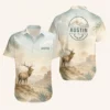 Personalized Deer Hunting Hawaiian Shirt For Men And Women, Short Sleeve Mountain Wildlife Print, Custom Name Summer Button Down - Style 10
