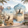 Personalized Deer Hunting Hawaiian Shirt For Men And Women, Short Sleeve Nature Landscape Print, Custom Name Summer Button Down - Style 9