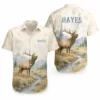Personalized Deer Hunting Hawaiian Shirt For Men And Women, Short Sleeve Outdoor Adventure Print, Custom Name Summer Button Down - Style 2