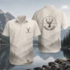 Personalized Deer Hunting Hawaiian Shirt For Men And Women, Short Sleeve Rustic Wilderness Print, Custom Name Summer Button Down - Style 12
