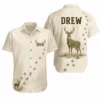 Personalized Deer Hunting Hawaiian Shirt For Men And Women, Short Sleeve Rustic Wilderness Print, Custom Name Summer Button Down - Style 4