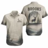 Personalized Deer Hunting Hawaiian Shirt For Men And Women, Short Sleeve Rustic Wilderness Print, Custom Name Summer Button Down - Style 8