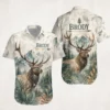 Personalized Deer Hunting Hawaiian Shirt For Men And Women, Short Sleeve Scenic Nature Print, Custom Name Summer Button Down - Style 9