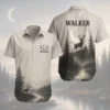 Personalized Deer Hunting Hawaiian Shirt For Men And Women, Short Sleeve Vintage Forest Print, Custom Name Summer Button Down - Style 4