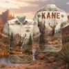 Personalized Deer Hunting Hawaiian Shirt, Unisex Short Sleeve Nature Wildlife Print, Custom Name Summer Button Down - Style 10