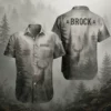 Personalized Deer Hunting Hawaiian Shirt, Unisex Short Sleeve Nature Wildlife Print, Custom Name Summer Button Down - Style 6