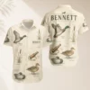 Personalized Duck Hunting Hawaiian Shirt For Men And Women, Short Sleeve Calm Wildlife Print, Custom Name Summer Button Down - Style 3