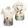 Personalized Duck Hunting Hawaiian Shirt For Men And Women, Short Sleeve Calm Wildlife Print, Custom Name Summer Button Down - Style 9