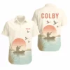 Personalized Duck Hunting Hawaiian Shirt For Men And Women, Short Sleeve Marshland Wildlife Print, Custom Name Summer Button Down - Style 2