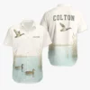 Personalized Duck Hunting Hawaiian Shirt For Men And Women, Short Sleeve Serene Wildlife Print, Custom Name Summer Button Down - Style 5