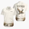Personalized Duck Hunting Hawaiian Shirt For Men And Women, Short Sleeve Serene Wildlife Print, Custom Name Summer Button Down - Style 8