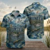 Personalized Duck Hunting Hawaiian Shirt For Men And Women, Short Sleeve Waterfowl Wildlife Print, Custom Name Summer Button Down - Style 3