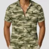 Personalized Duck Hunting Hawaiian Shirt For Men, Short Sleeve Camo Pattern Print, Custom Name Summer Button Down - Style 10