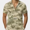 Personalized Duck Hunting Hawaiian Shirt For Men, Short Sleeve Camo Pattern Print, Custom Name Summer Button Down - Style 9