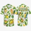 Personalized Funny Banana Hawaiian Shirt For Men And Women, Short Sleeve Tropical Summer Character Print, Custom Name Button Down - View 2