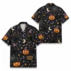 Personalized Halloween Ghost Hawaiian Shirt, Cute Spooky Pumpkin Aloha Shirt, Custom Name Festival Party Shirt For Men And Women - Style 2