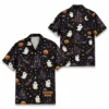Personalized Halloween Ghost Hawaiian Shirt, Cute Spooky Pumpkin Aloha Shirt, Custom Name Festival Party Shirt For Men And Women - Style 7